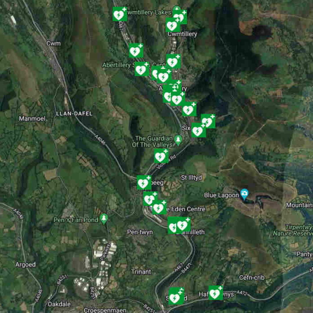 Defibrillator Map