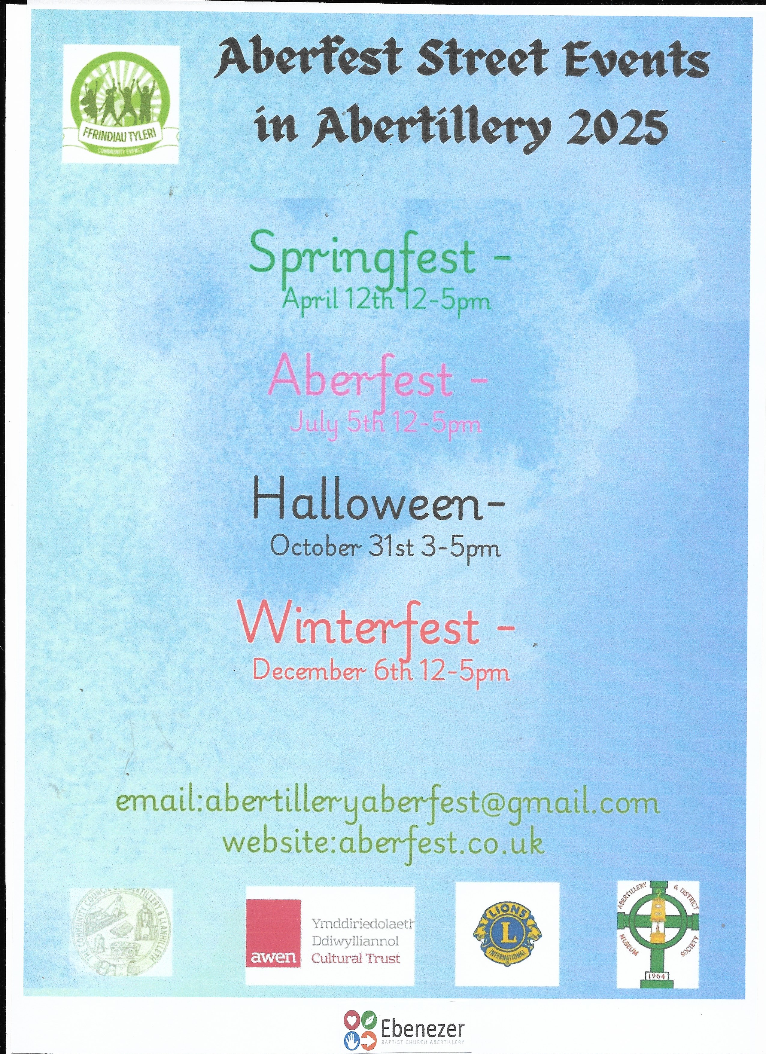 Aberfest Town Events 2025