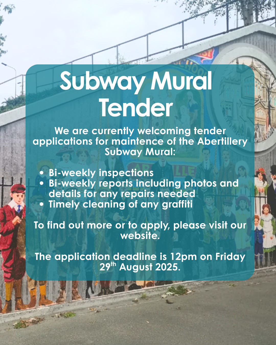 Subway Mural Tender
