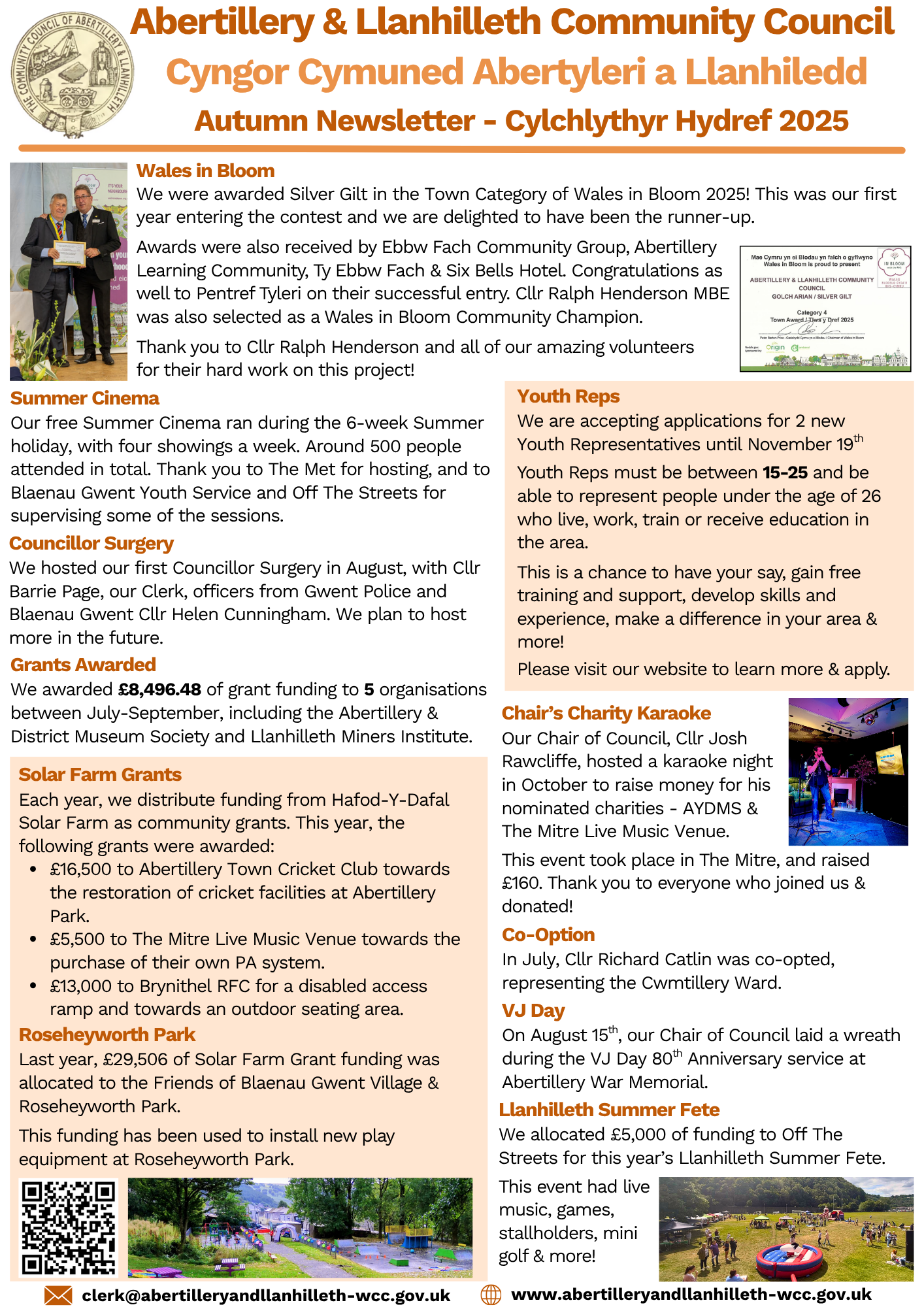 Autumn 2025 Newsletter